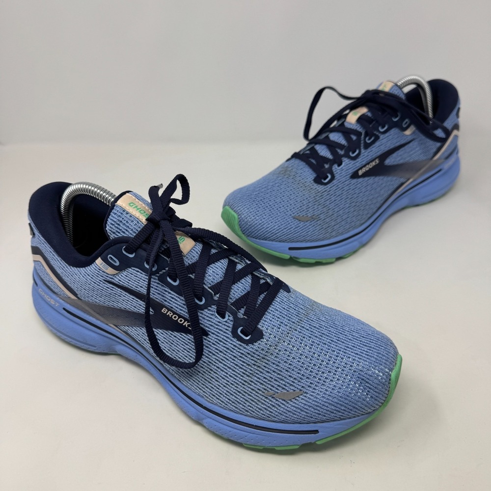 Brooks Ghost 15 Blue Road Athletic Running Shoes 1203801B472 Women's Size 10.5